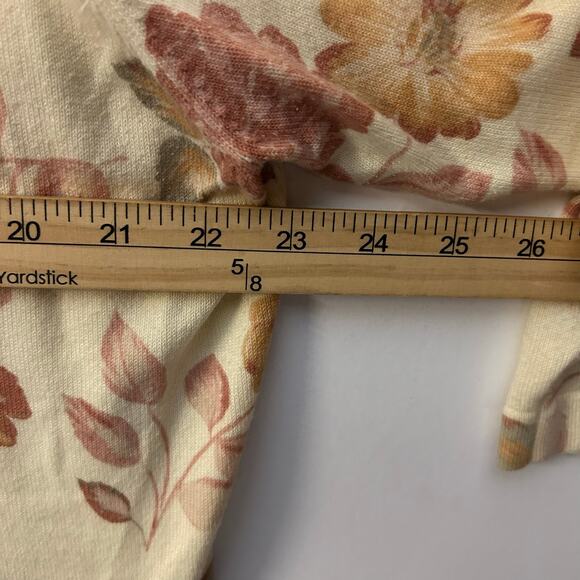 Vintage Eddie Bauer Fall All Over Print Button Up Cardigan Sweater Womans XXL - Picture 3 of 6